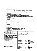 Giáo án Tiếng Anh Lớp 6 - Unit 5 Natural wonders of the world - Period 3 Getting started